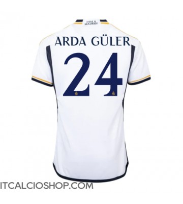 Real Madrid Arda Guler #24 Prima Maglia 2023-24 Manica Corta